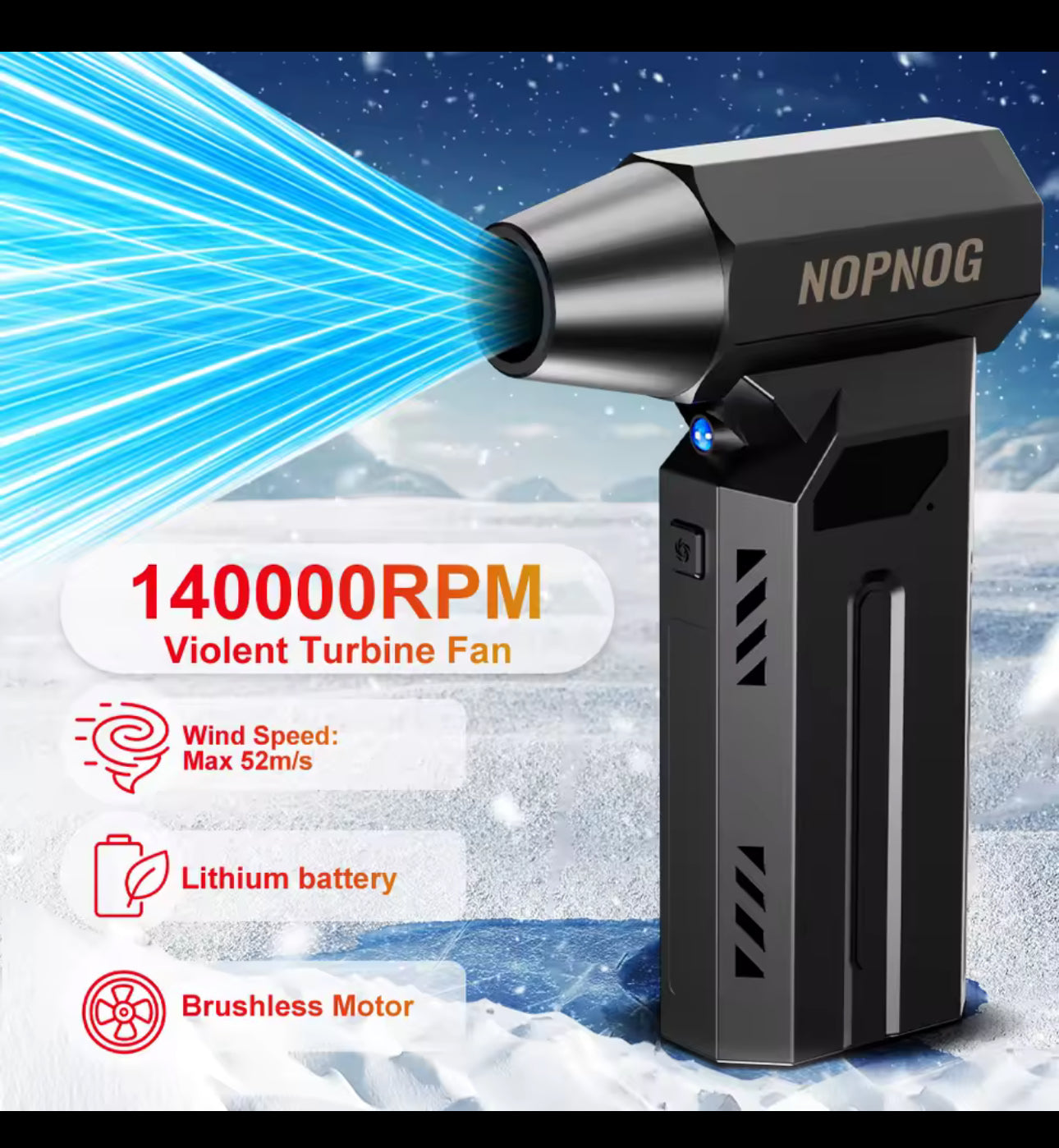 TurboSnow™ Professional Electric Snow Blower